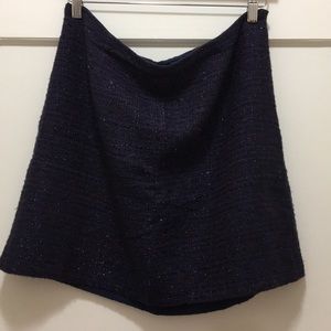 Club Monaco sparkle tweed skirt